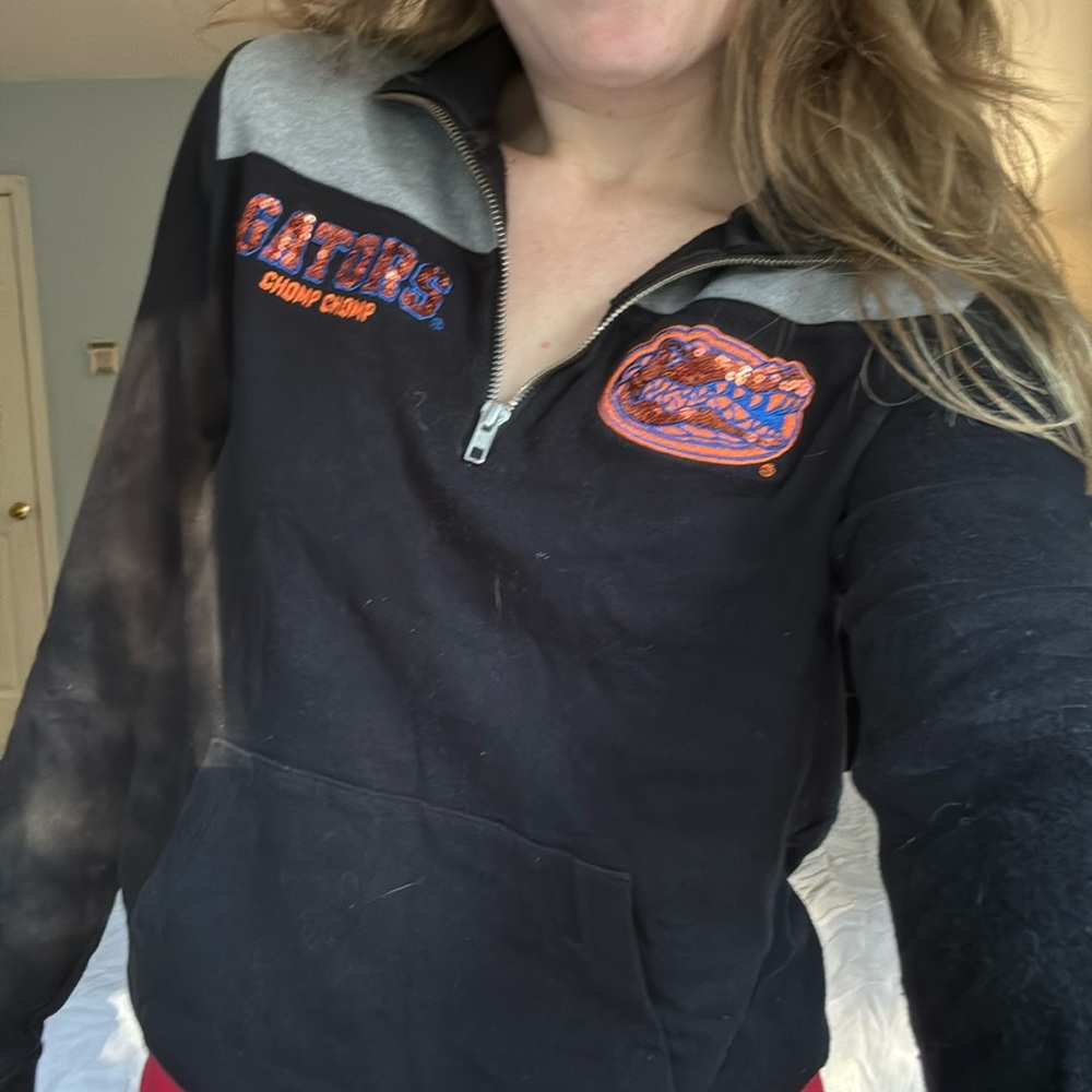 gators quarter zip victoria’s secret